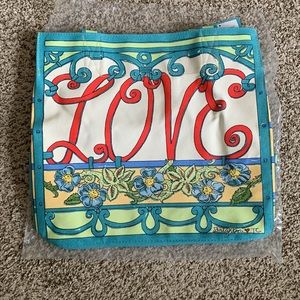 New Brighton “A Winter's Love Tote” Canvas Great Shopping Bag D30250